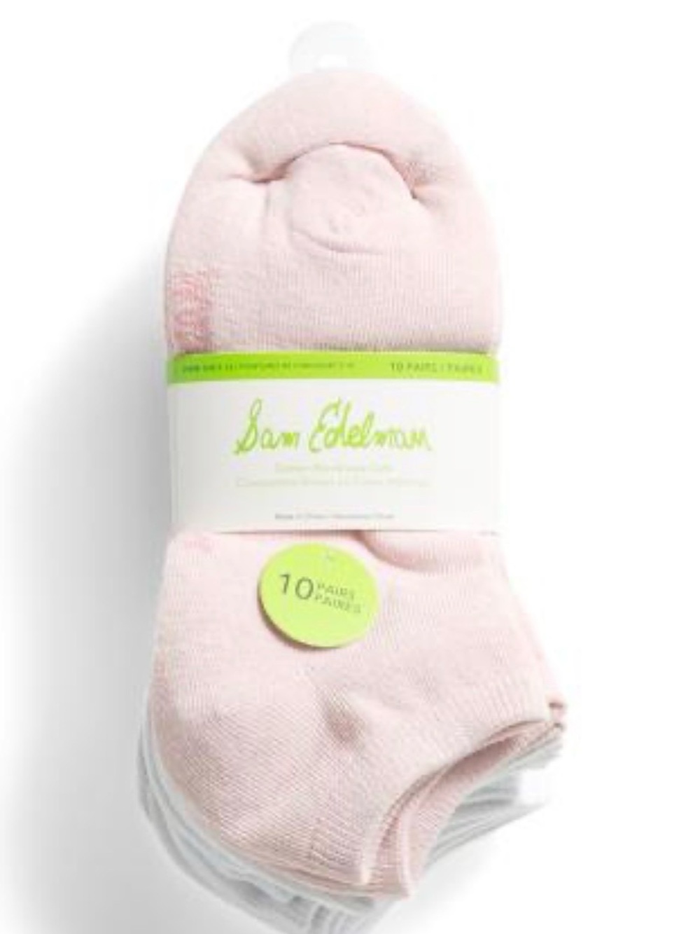 NWT SAM EDELMAN 6pk lace cuff ankle socks